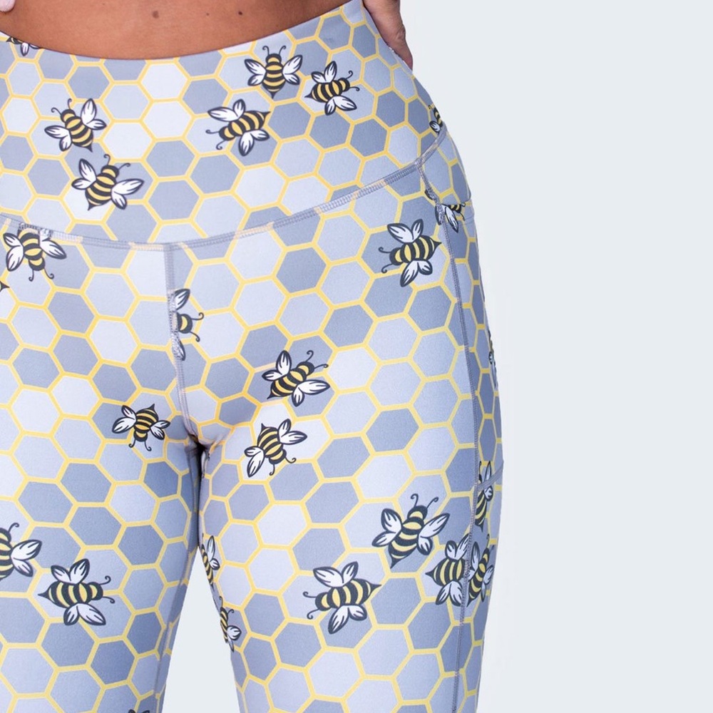 Feed Me Fight Me Bee Leggings